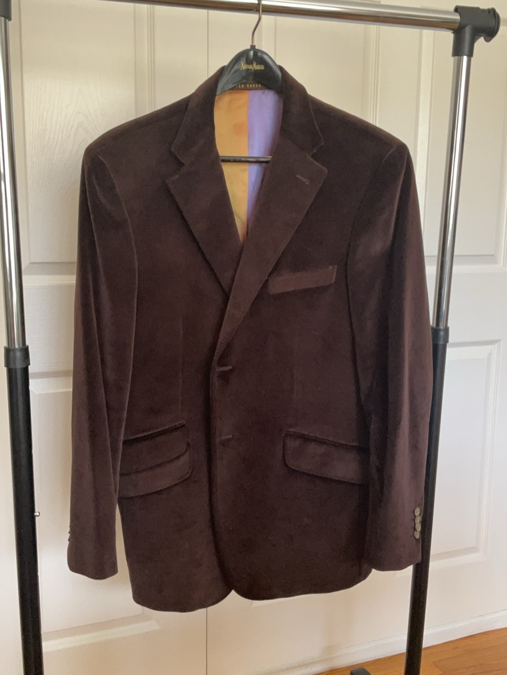 Ted Baker Brown Velvet Blazer